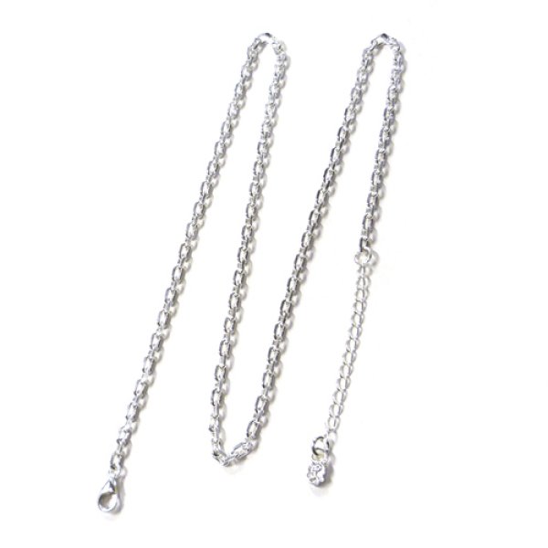 画像3: アークシルバーアクセサリーズ/3.2mm Arkスタンダードカットチェーン シルバー925 カットアズキチェーン