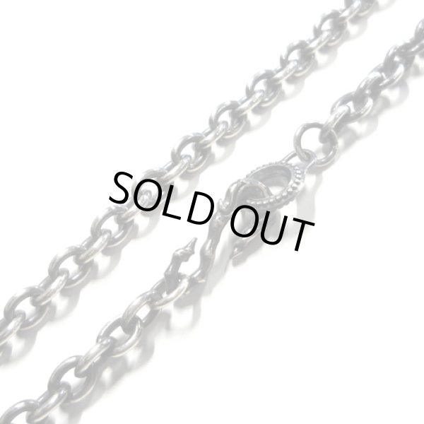 画像2: アークシルバーアクセサリーズ/4.7mm Sフック ヘビースタンダードチェーン シルバー925 アズキチェーン