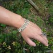 画像4: アークシルバーアクセサリーズ/ノーブル ストーンブレスレット ロング [リバーストーン×ターコイズ]