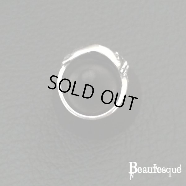 赤い義眼シルバーリング｜ビュウテスク