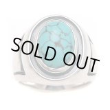 画像: ダグダート/ターコイズ シルバーリング シルバ－925 メンズ DAgDART