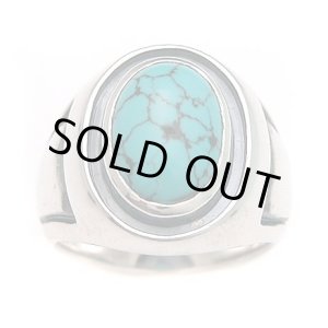 画像: ダグダート/ターコイズ シルバーリング シルバ－925 メンズ DAgDART