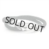 画像: ダグダート/2連 レザー×シルバーブレスレット ブラック シルバ－925 メンズ DAgDART