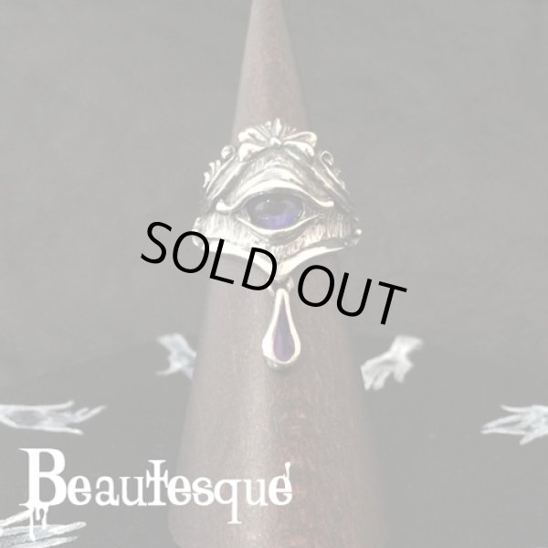 義眼のティアドロップリング｜ビュウテスク