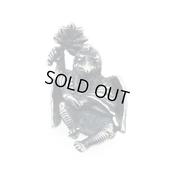 烏天狗ペンダント 和風アクセサリー 銀風