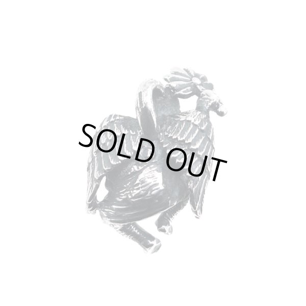 烏天狗ペンダント 和風アクセサリー 銀風