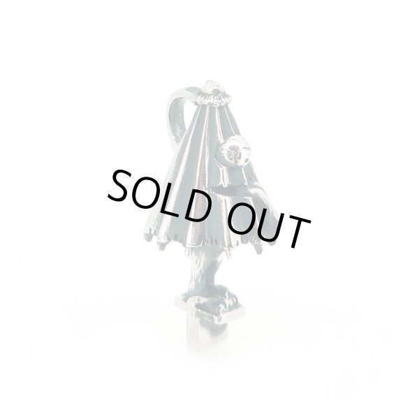 唐傘お化けペンダント 和風アクセサリー 銀風