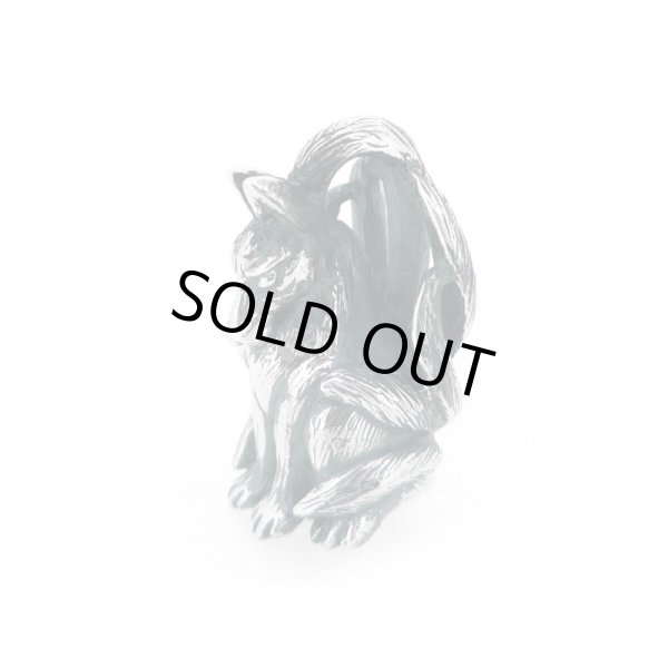 九尾の狐ペンダント 和風アクセサリー銀風