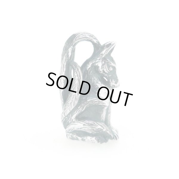 九尾の狐ペンダント 和風アクセサリー銀風