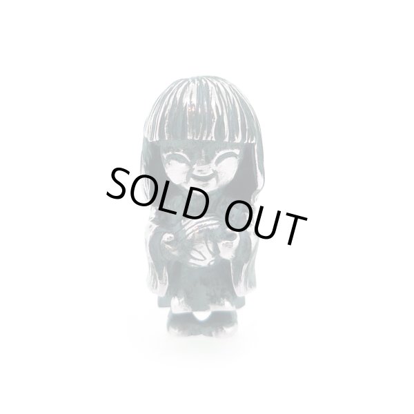 座敷わらしペンダント 和風アクセサリー 銀風