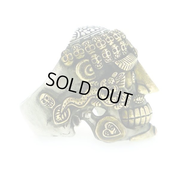 [チベタンスカルリング] tibetan skull ring / BLIND RABBIT（ブラインドラビット）