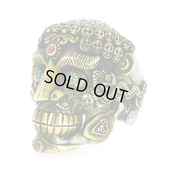 [チベタンスカルリング] tibetan skull ring / BLIND RABBIT（ブラインドラビット）