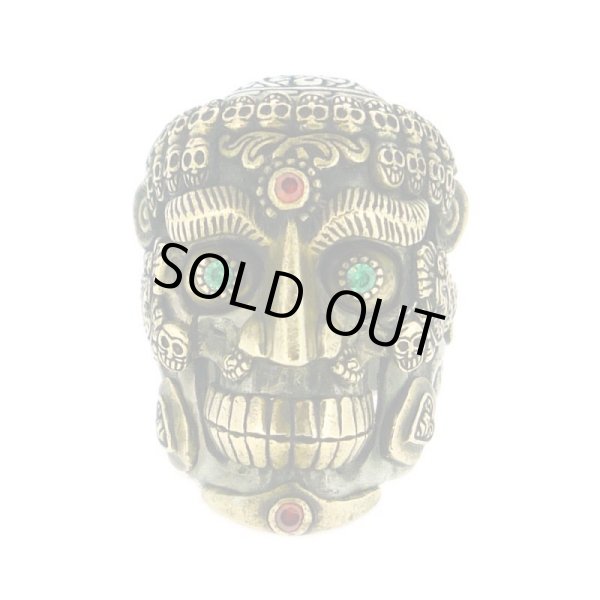 [チベタンスカルリング] tibetan skull ring / BLIND RABBIT（ブラインドラビット）