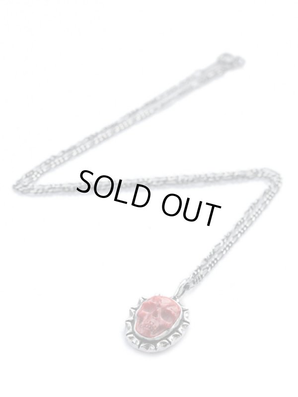 ジョニーデップ愛用アクセサリー「リーダウニー」スカルペンダント（スパイニーオイスター）