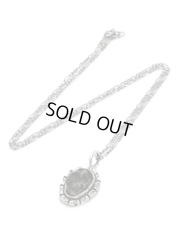 ジョニーデップ愛用アクセサリー「リーダウニー」スカルペンダント（ジェット）