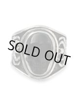 画像: リーダウニー/スカルプテッドスカルリング スパイダーver （ジェット）｜Lee Downey