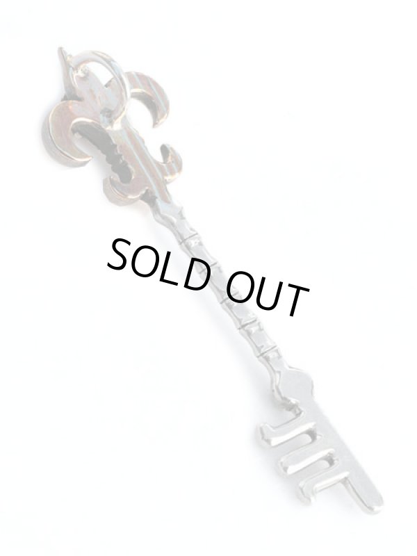 ジョニーデップ愛用アクセサリー「リーダウニー」スカルキーペンダント（木目金）