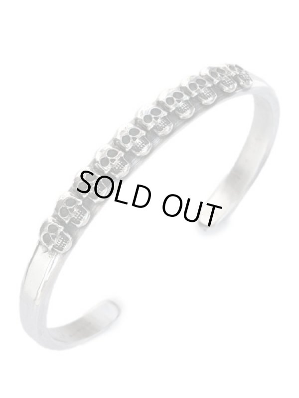 ジョニーデップ愛用ブランド「リーダウニー」10スカルバングル