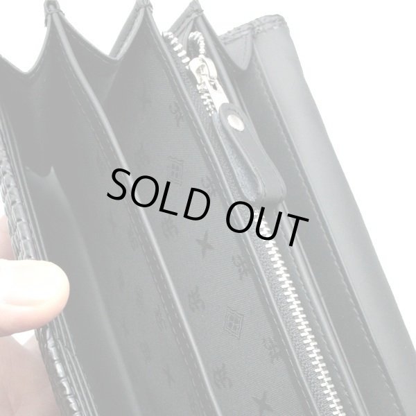 イーグルコーナーロングウォレット（クロコスタイルミッドナイトパープル）｜アルテミスクラシック