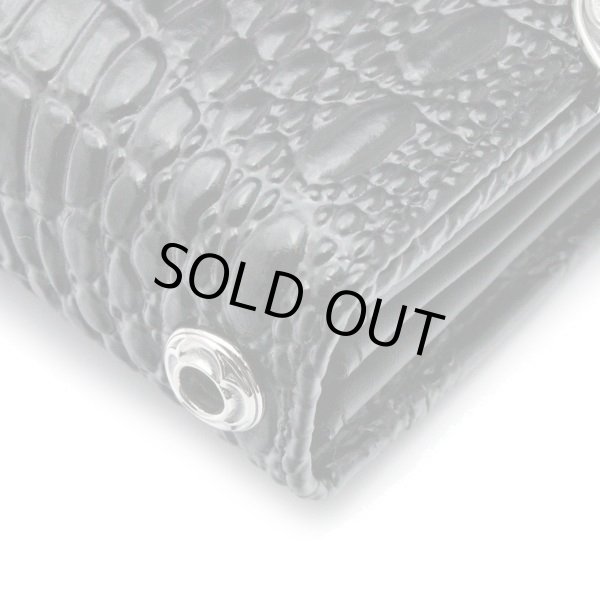 イーグルコーナーロングウォレット（クロコスタイルミッドナイトパープル）｜アルテミスクラシック