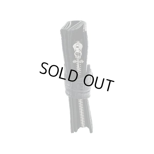 アンティークミディアムウォレット（クロコスタイルミッドナイトパープル）｜アルテミスクラシック 