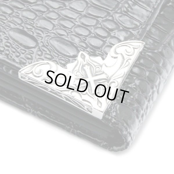 イーグルコーナーロングウォレット（クロコスタイルミッドナイトパープル）｜アルテミスクラシック