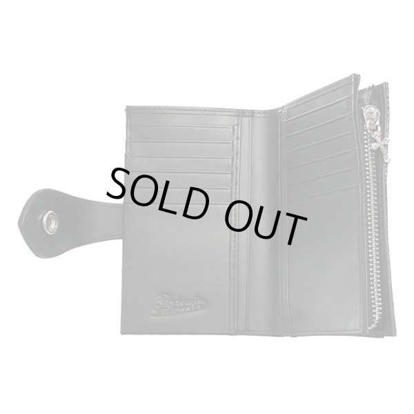 アンティークミディアムウォレット（クロコスタイルミッドナイトパープル）｜アルテミスクラシック 