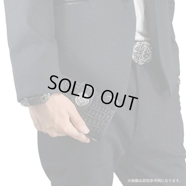 アンティークミディアムウォレット（クロコスタイルミッドナイトパープル）｜アルテミスクラシック 