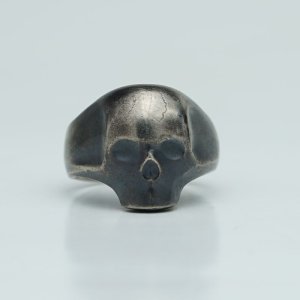 画像: アークシルバーアクセサリーズ/スカルリング/silhouette skull small ring [antique silver] シルバーリング