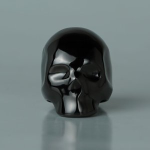 画像: アークシルバーアクセサリーズ/スカルリング/silhouette skull ring [black] シルバーリング