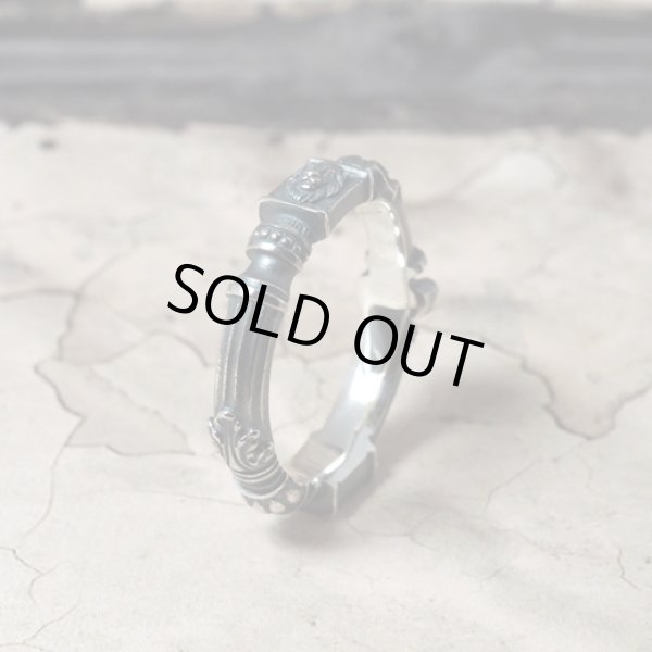 古代ギリシャ建築の円柱からイメージしたシルバーリング｜Guardia/ガルディア