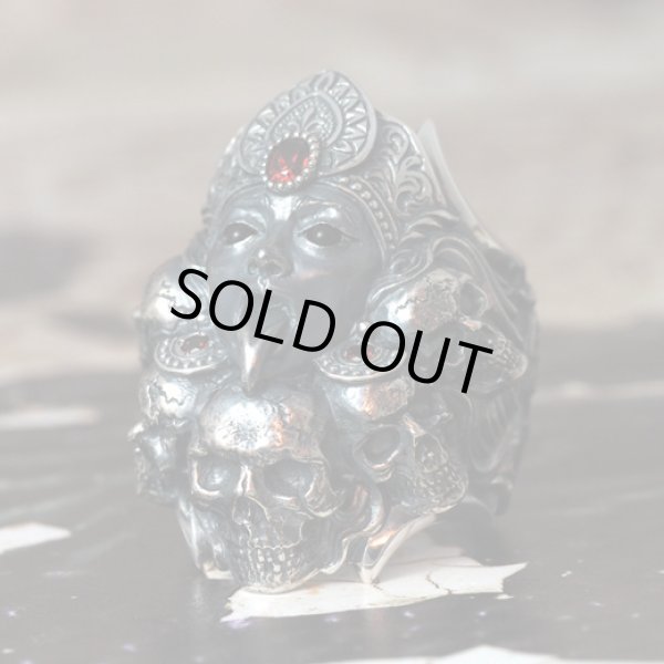 悪鬼を喰らう黒き女神カーリーのシルバーリング｜Guardia/ガルディア