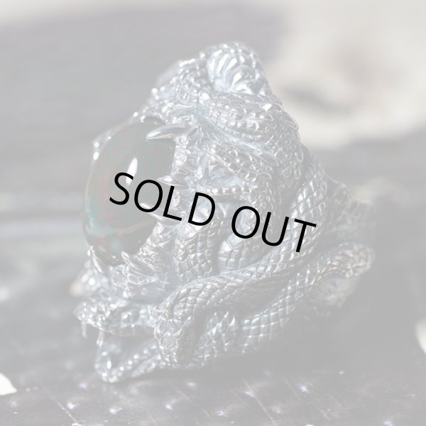 ヒドラのシルバーリング｜９つの頭をもつ蛇の怪物