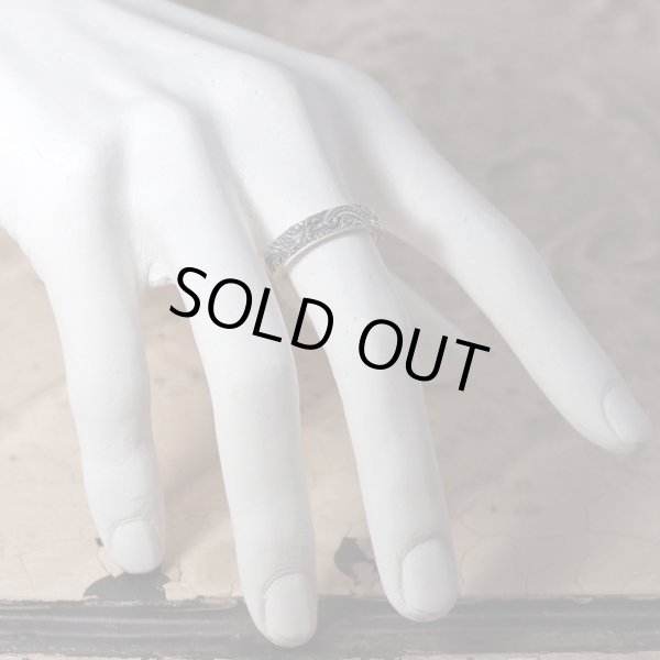 [ペアリングセット]アカンサスモチーフのシルバーペアリング