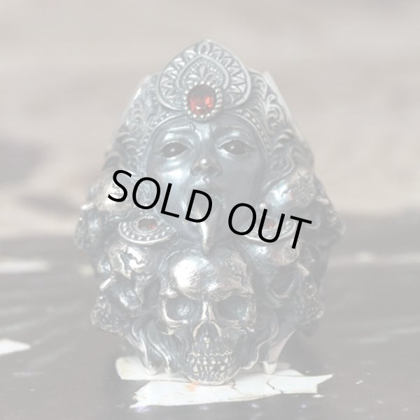 悪鬼を喰らう黒き女神カーリーのシルバーリング｜Guardia/ガルディア