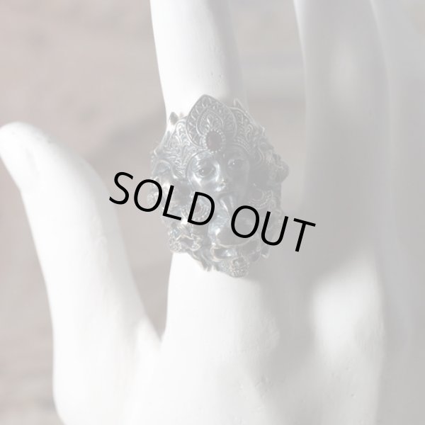 悪鬼を喰らう黒き女神カーリーのシルバーリング｜Guardia/ガルディア