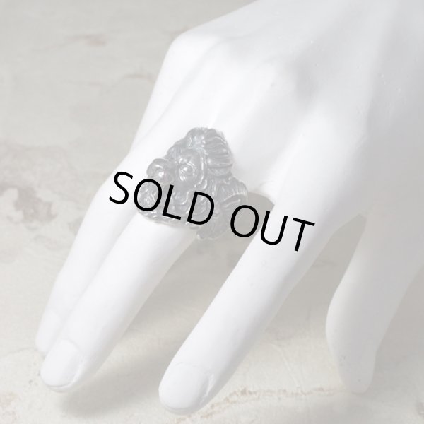 魔獣キメラのシルバーリング｜ライオン、山羊、蛇の複合魔獣