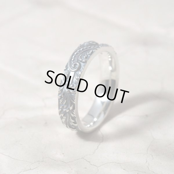 古代ギリシャ建築の代表的モチーフ「アカンサス」のシルバーリング｜Guardia/ガルディア