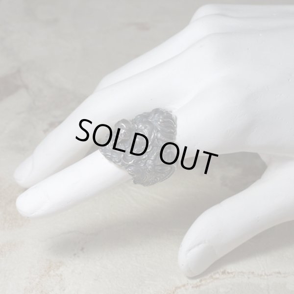 魔獣キメラのシルバーリング｜ライオン、山羊、蛇の複合魔獣