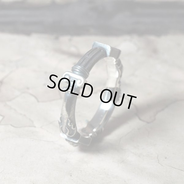 古代ギリシャ建築の円柱からイメージしたシルバーリング｜Guardia/ガルディア