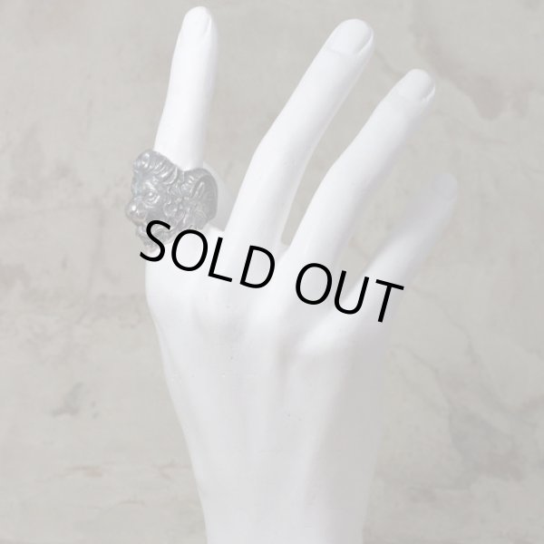 魔獣キメラのシルバーリング｜ライオン、山羊、蛇の複合魔獣