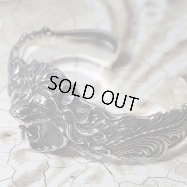 ライオンのシルバーバングル｜Guardia/ガルディア