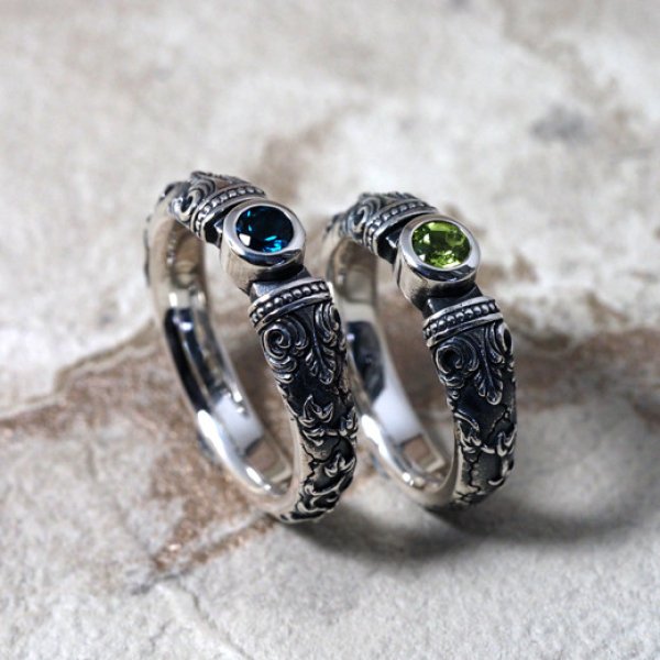 西洋の柱をモチーフにしたシルバーリング｜Guardia/ガルディア