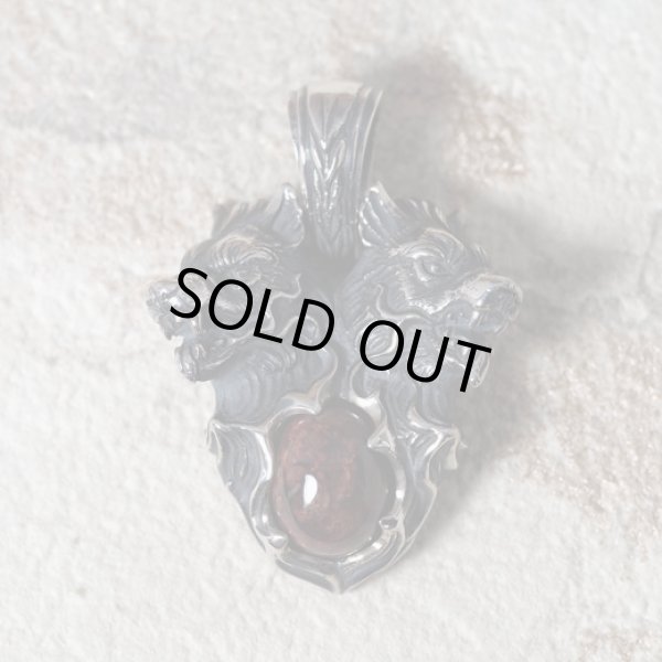 双頭の犬「オルトロス」のシルバーペンダント｜Guardia/ガルディア