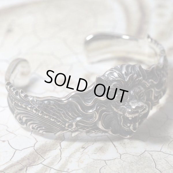 ライオンのシルバーバングル｜Guardia/ガルディア