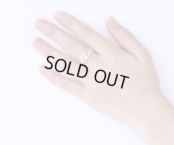 【ペアリング セット】アラベスクリング（ブラック）/AQUA SILVER（アクアシルバー）