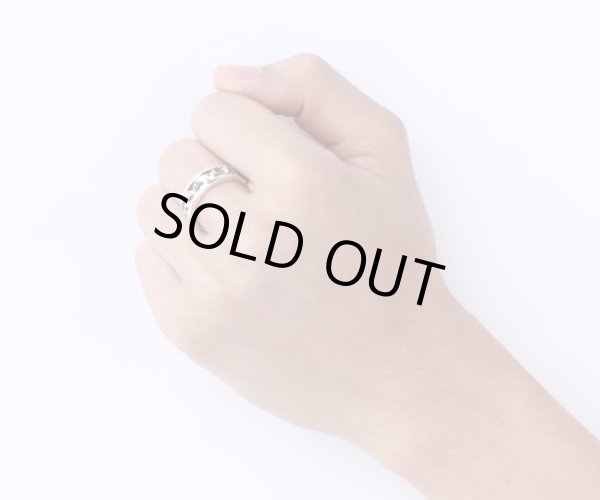 【ペアリング セット】アラベスクリング（ブラック）/AQUA SILVER（アクアシルバー）