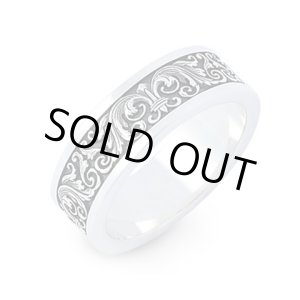 画像: アクアシルバー/クラシカルデザインリリーリング（ブラック）