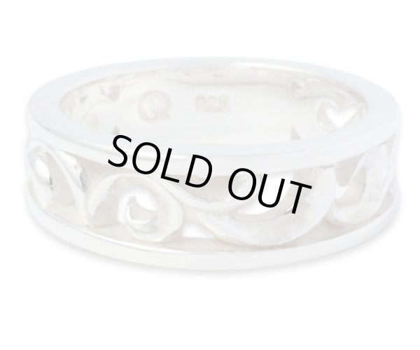 【ペアリング セット】アラベスクリング（ブラック）/AQUA SILVER（アクアシルバー）