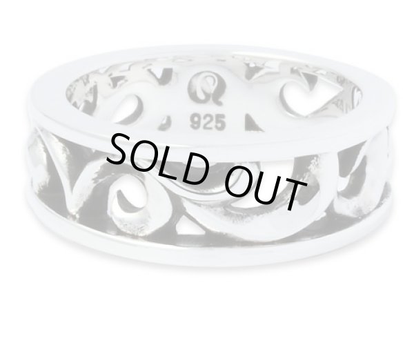 【ペアリング セット】アラベスクリング（ブラック）/AQUA SILVER（アクアシルバー）